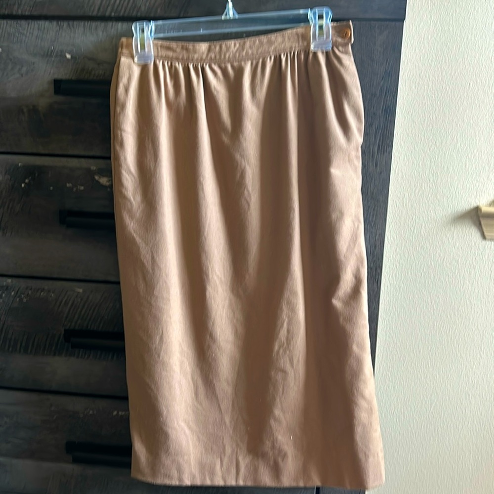 Wool Tan skirt